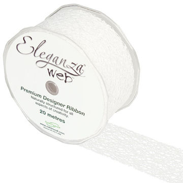 Web Ribbon 50mm x 20m White No.01 - Ribbons